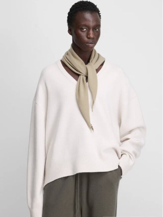 extreme cashmere x Sweaters - extreme cashmere x n°457 jack PALE PINK V-NECK SWEATER L